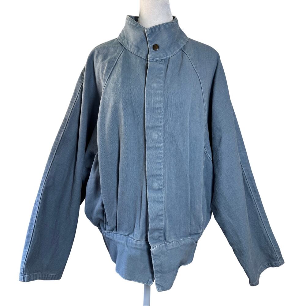 Vintage ‘90s Torpedo International Oversized Light Wash Denim Jacket
